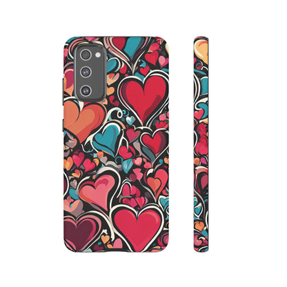 Vibrant Multicolor Heart Art – Samsung Galaxy Case