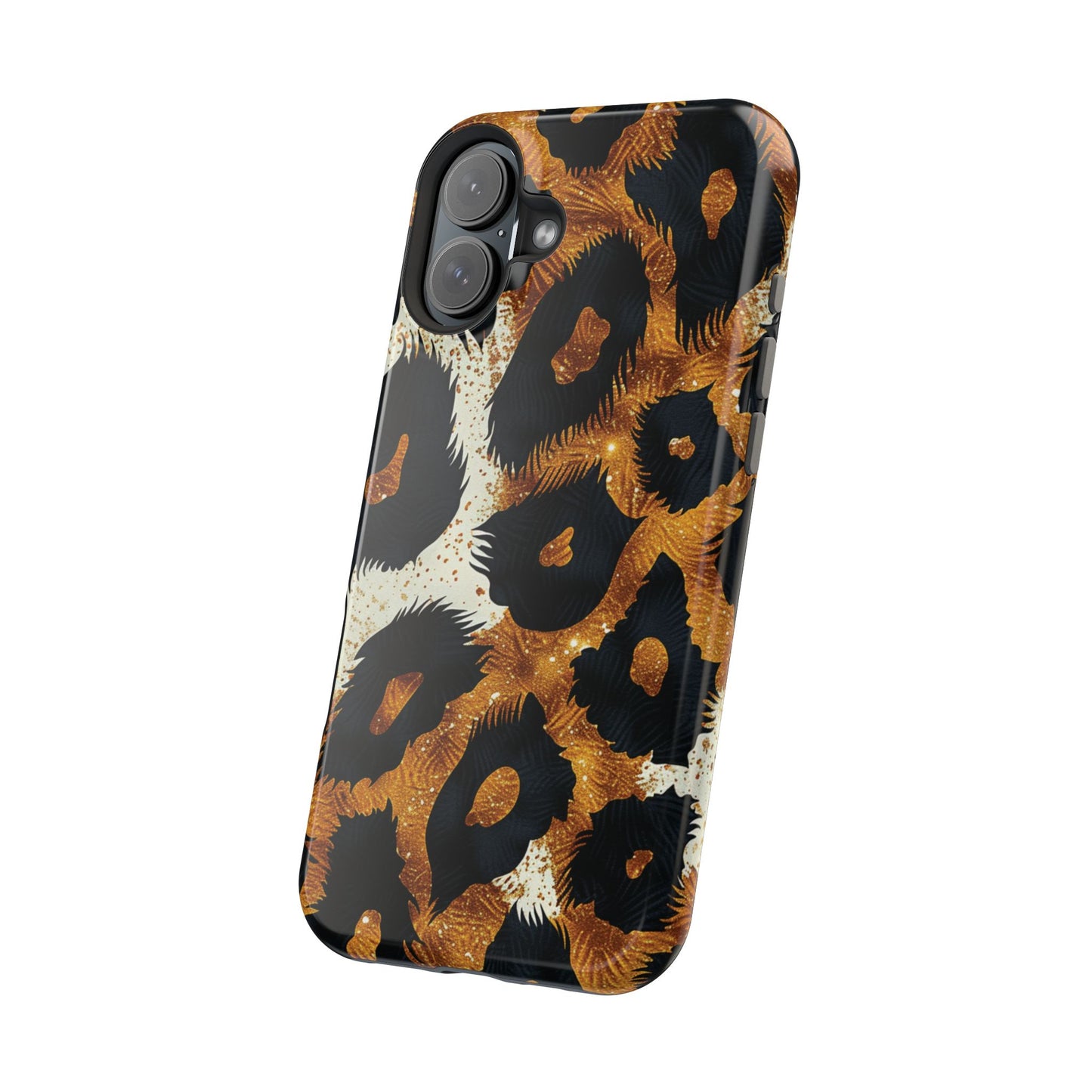 Safari Noir Gold Leopard iPhone Case