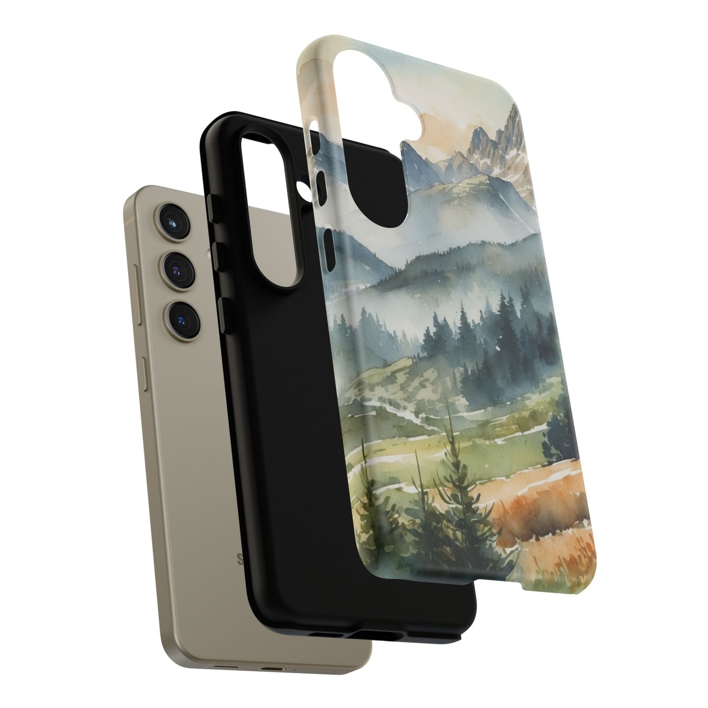 Serene Alpine Forest - Samsung Galaxy Case