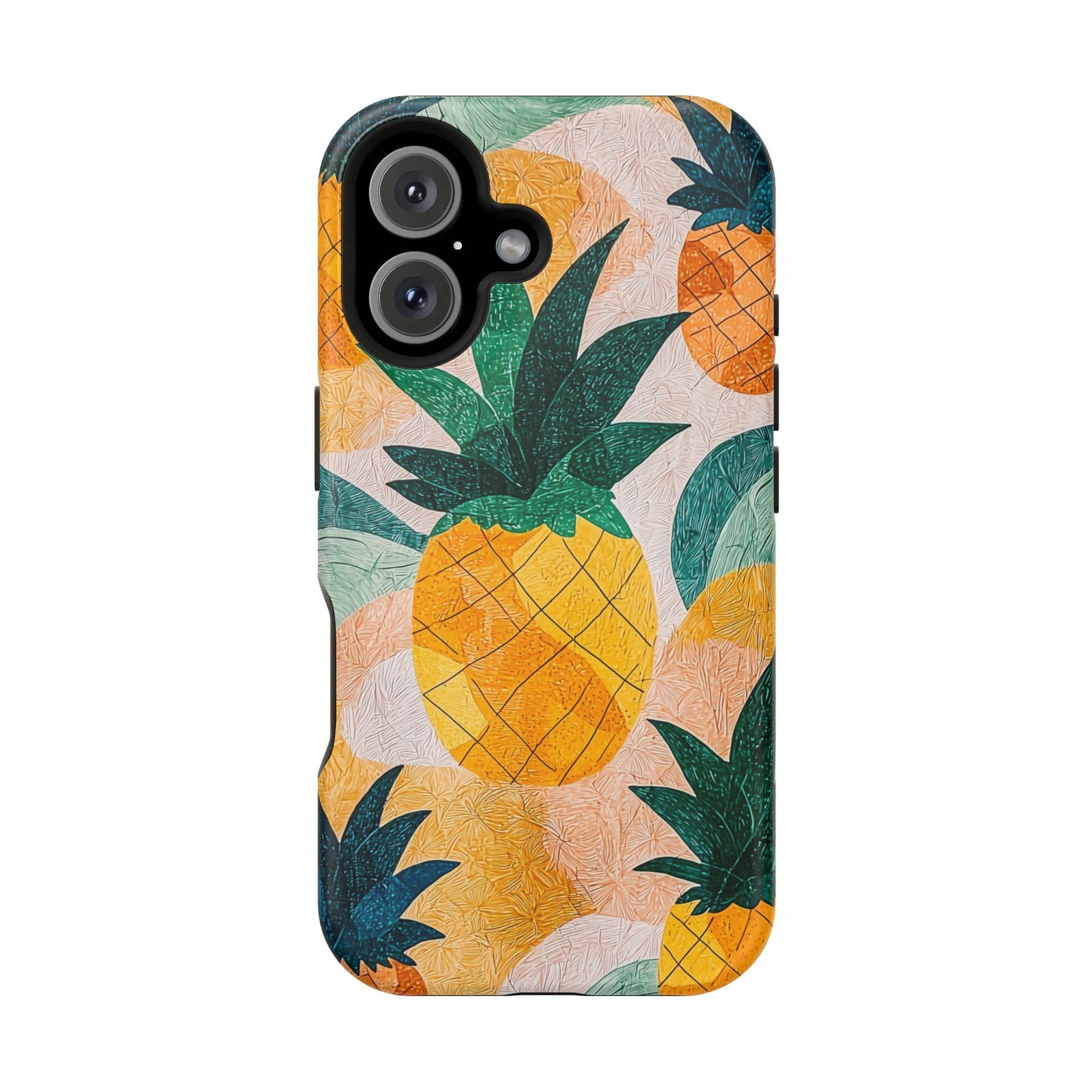 Tropical Pineapple MagSafe iPhone Case – Vibrant Fruit Design, Tough Dual-Layer Protection