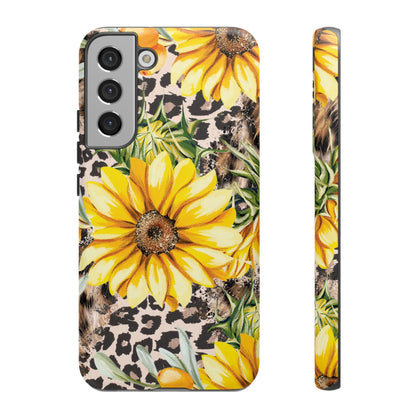 Leopard Sunflower Chic - Samsung Galaxy Series Case