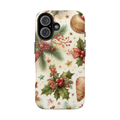 Classic Christmas Stocking & Ornaments Pattern – iPhone Series Case