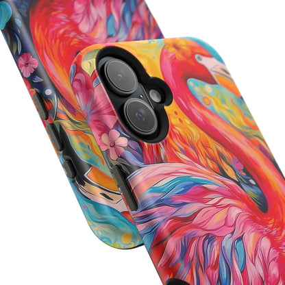 Flamingo Fiesta – Vibrant Flamingo MagSafe iPhone Cases