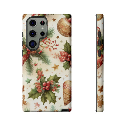 Classic Christmas Stocking & Ornaments Pattern – Samsung Galaxy Series Case