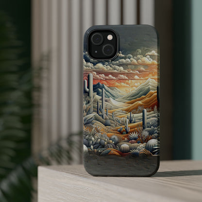 Rugged Elegance Cactus iPhone Case