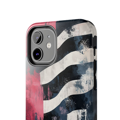 Blood Zebra iPhone Case – Bold Red & Black Pattern