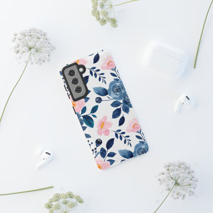 Pastel Garden Charm – Samsung Galaxy Case with Delicate Floral Design