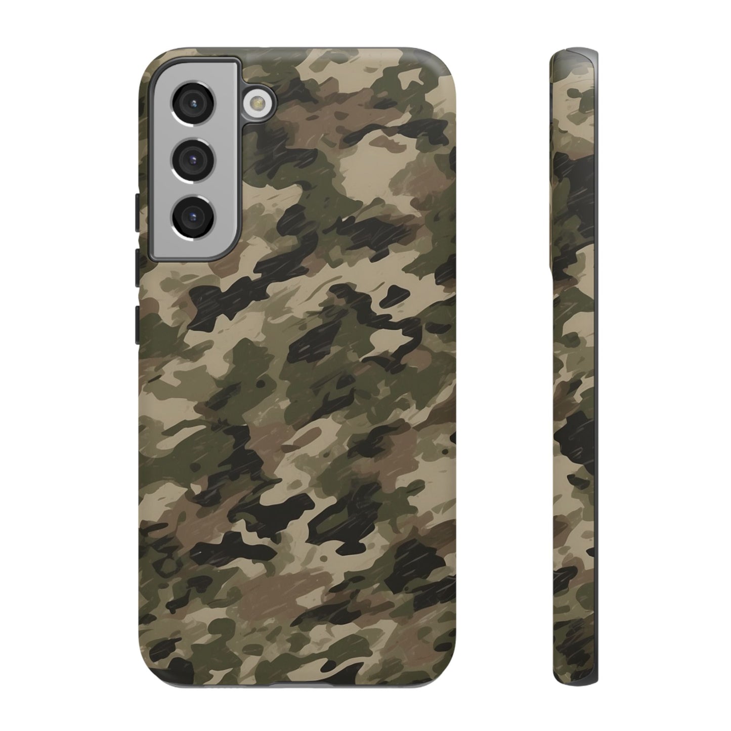 Classic Light Brown Camouflage – Premium Samsung Galaxy Case, Rugged and Stylish