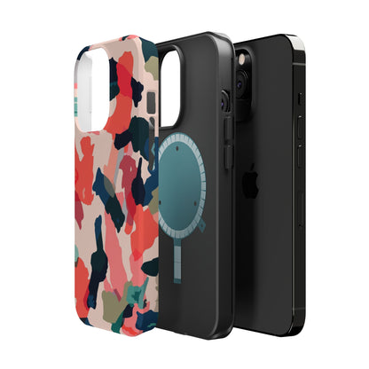 Modern Earthy Camo Abstract – MagSafe iPhone Case