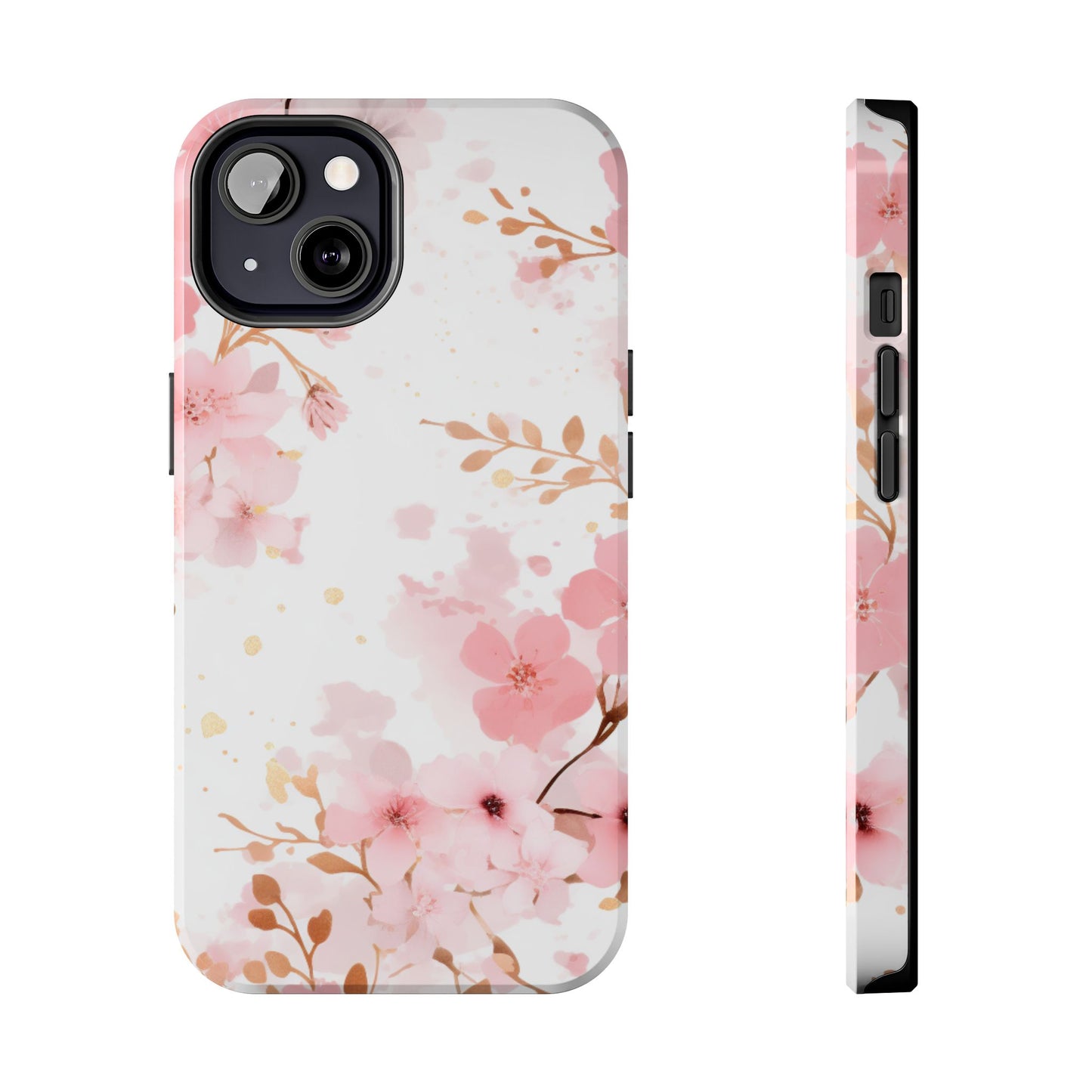 Soft Pink Cherry Blossom iPhone Case – Elegant Floral Design