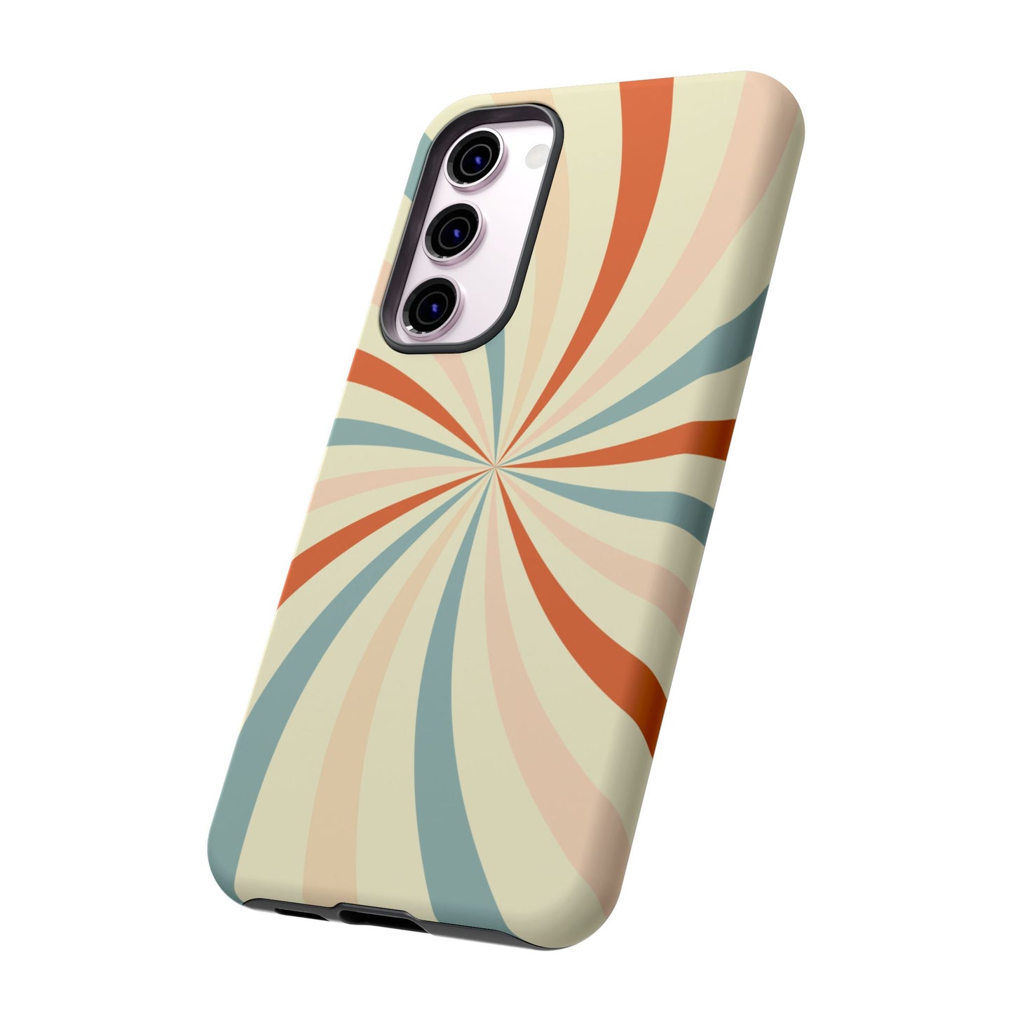 Retro Swirl Samsung Galaxy Case – Durable, Vintage-Inspired Design with Dual-Layer Protection