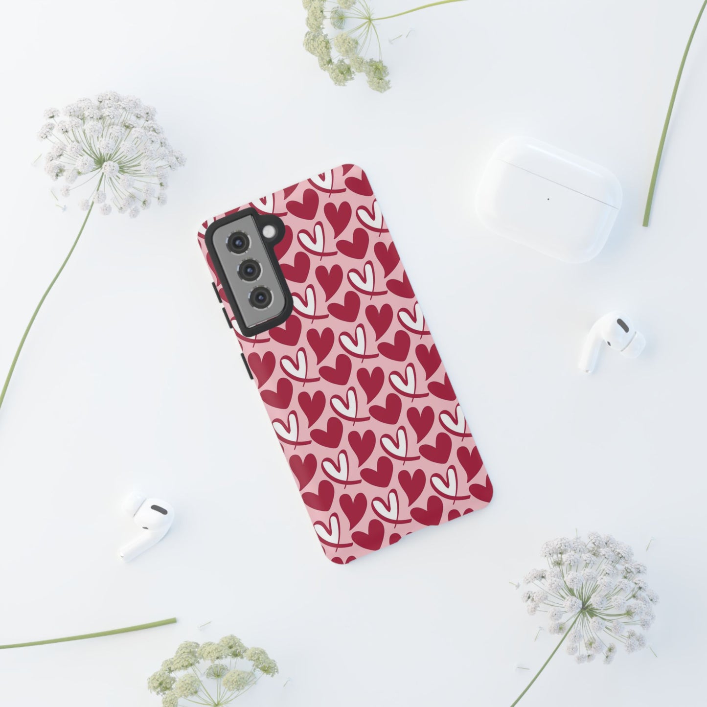 Hand-Drawn Hearts Samsung Galaxy Case