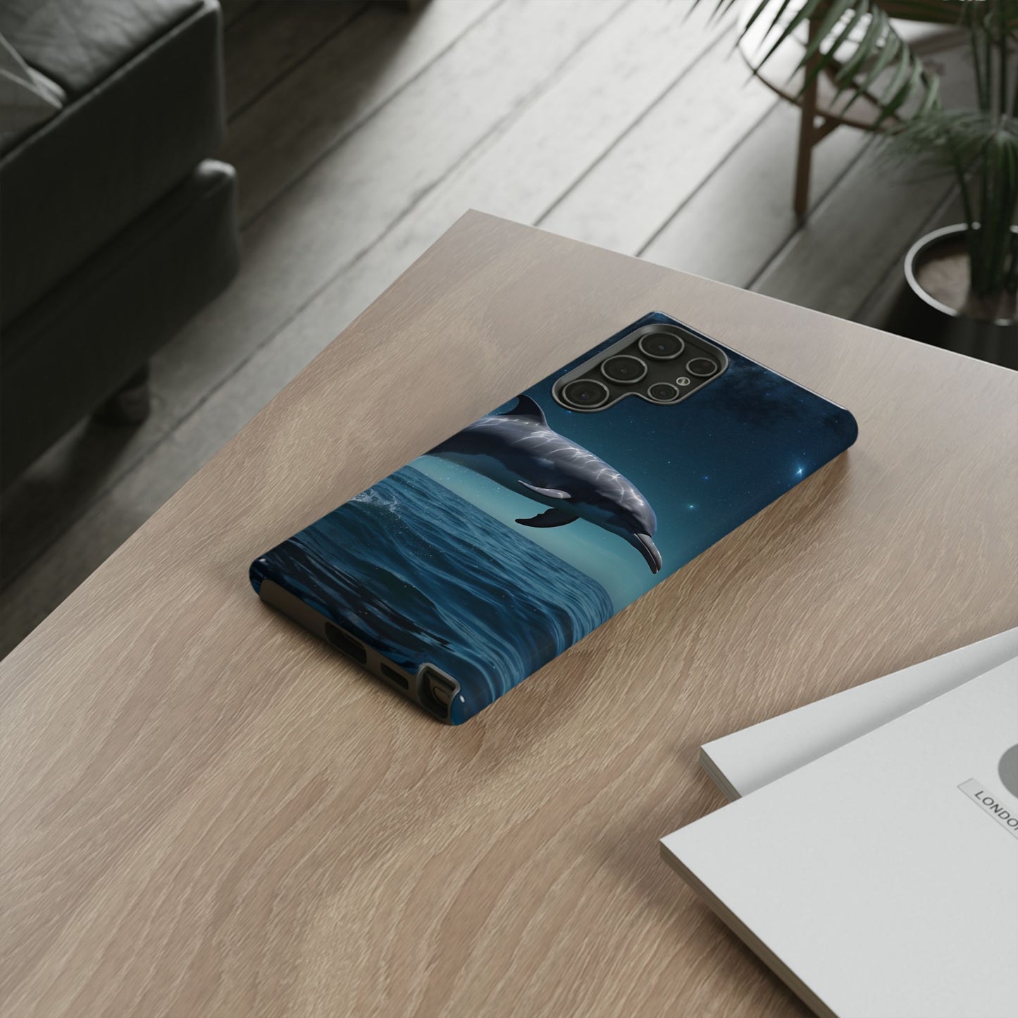 Midnight Ocean Dolphin - Samsung Galaxy Case