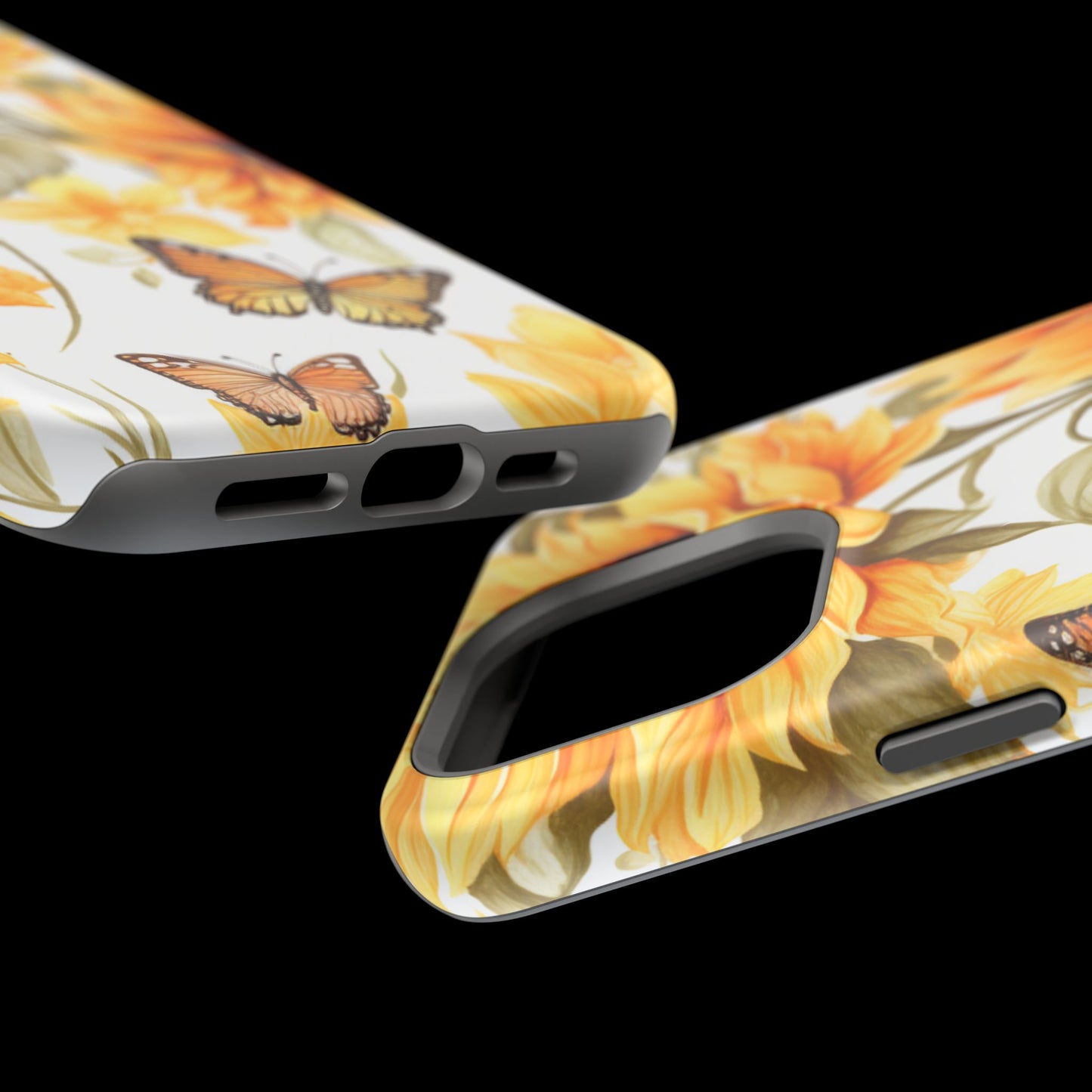 Sunflower & Butterfly Bliss - MagSafe iPhone Series Case