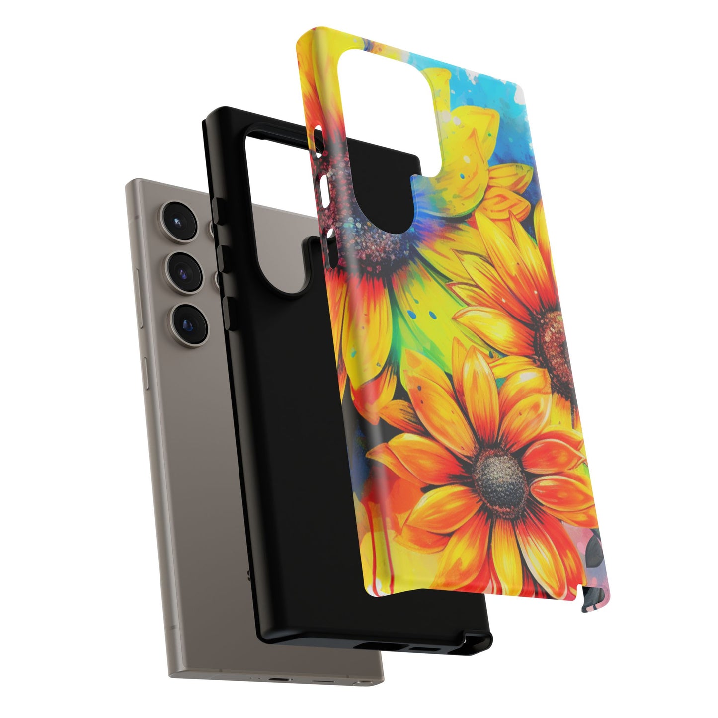 Vibrant Sunflower Splash - Samsung Galaxy Series Case