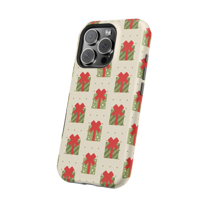 Festive Holiday Gift Pattern - MagSafe iPhone Series Case