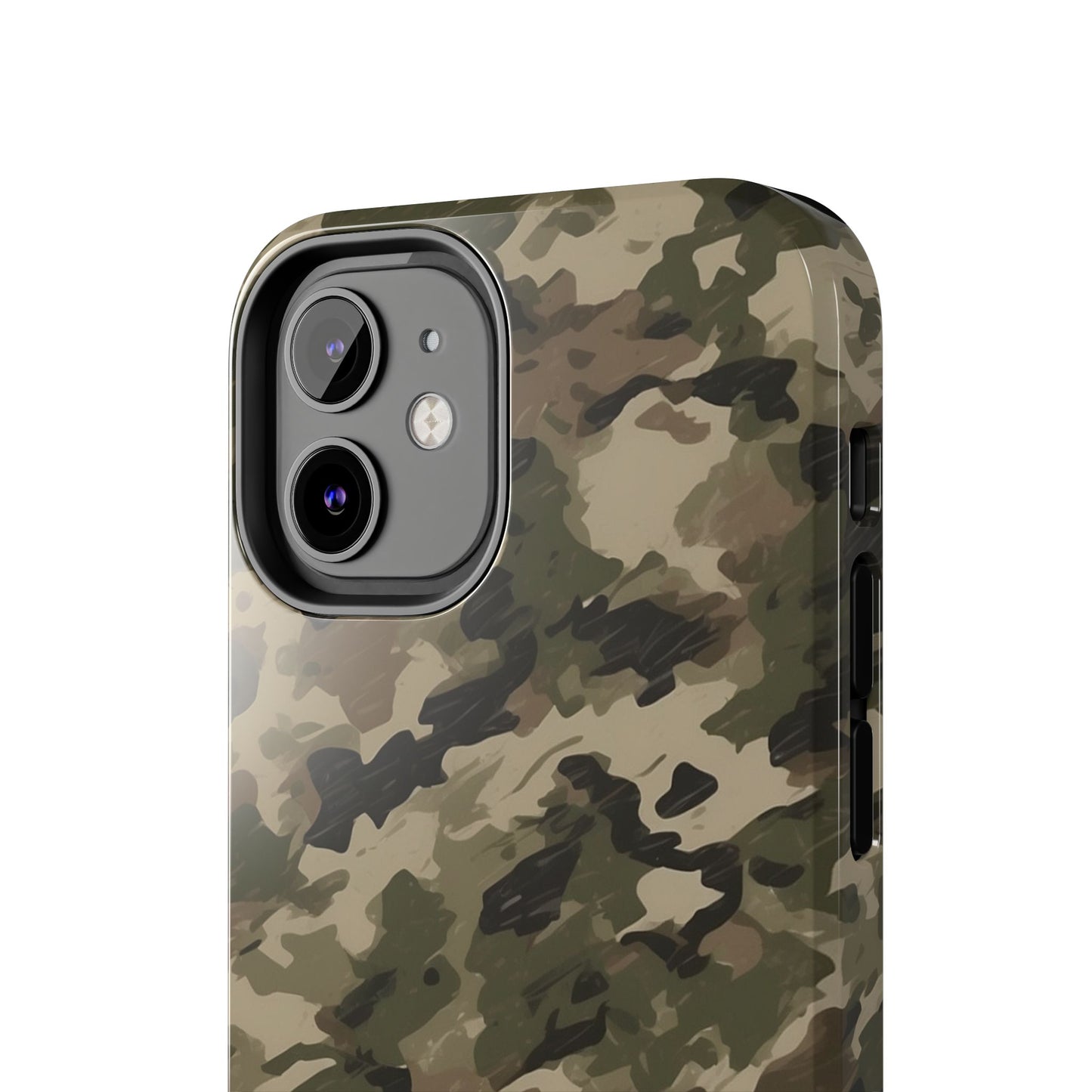 Classic Light Brown Camouflage – Durable iPhone Case with Timeless Design