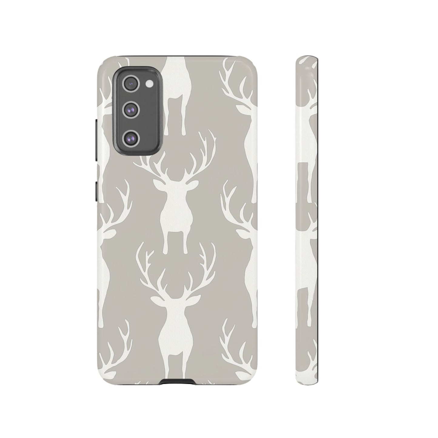 Minimalist Deer Silhouette Pattern – Samsung Galaxy Series Case