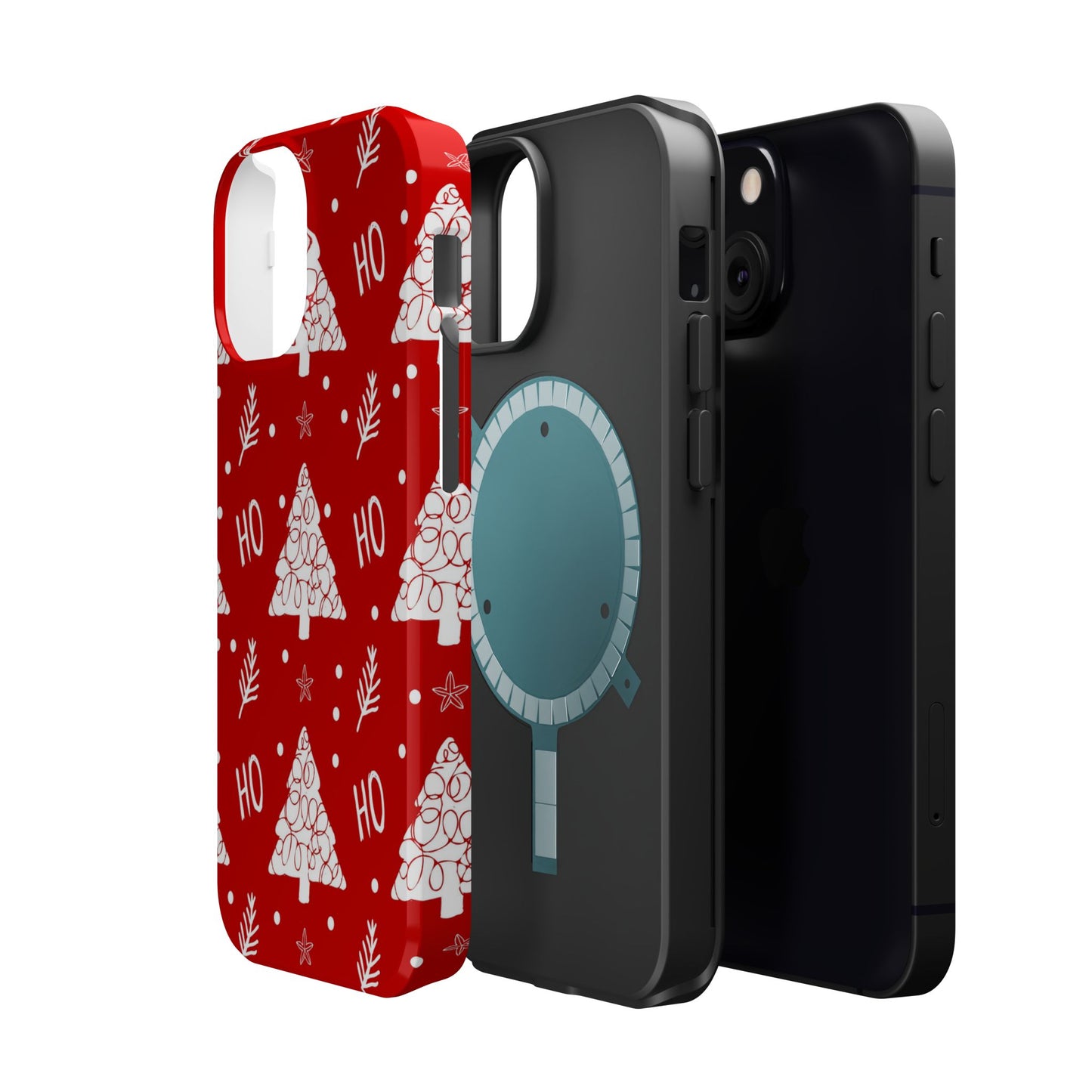 MagSafe iPhone Case: Ho Ho Ho – Christmas Tree Wonderland