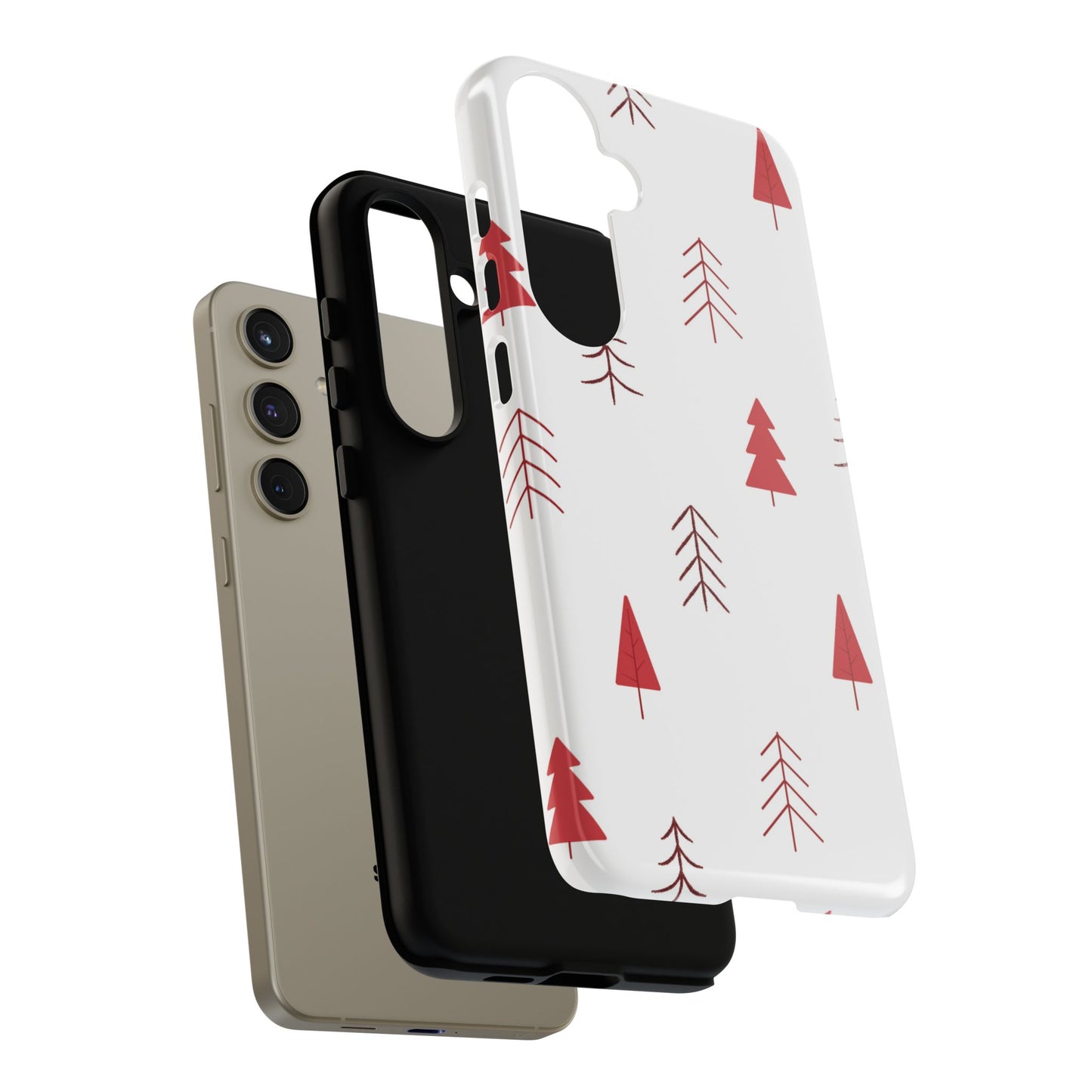 Scandi Red Pine Trees - Samsung Galaxy Series Case