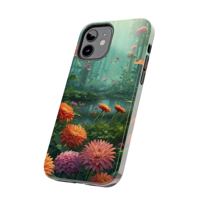 Enchanted Forest Dragonflies & Blossoms – iPhone Series Case