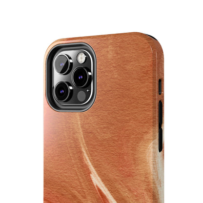 Earthy Terracotta Swirl MagSafe iPhone Case – Elegant Design with Magnetic Precision