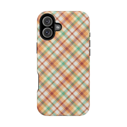 MagSafe Case - Autumn Harvest Plaid Design