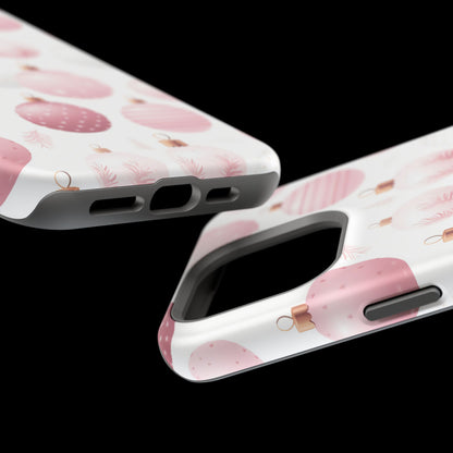 MagSafe iPhone Case: Merry in Pink – Christmas Balls