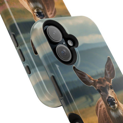 Rustic Meadow Deer – MagSafe iPhone Case