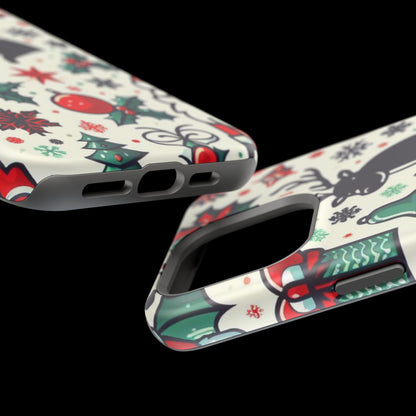 Cartoon Christmas Cheer – MagSafe iPhone Case