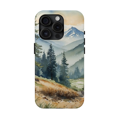 Tranquil Mountain Escape - iPhone Case