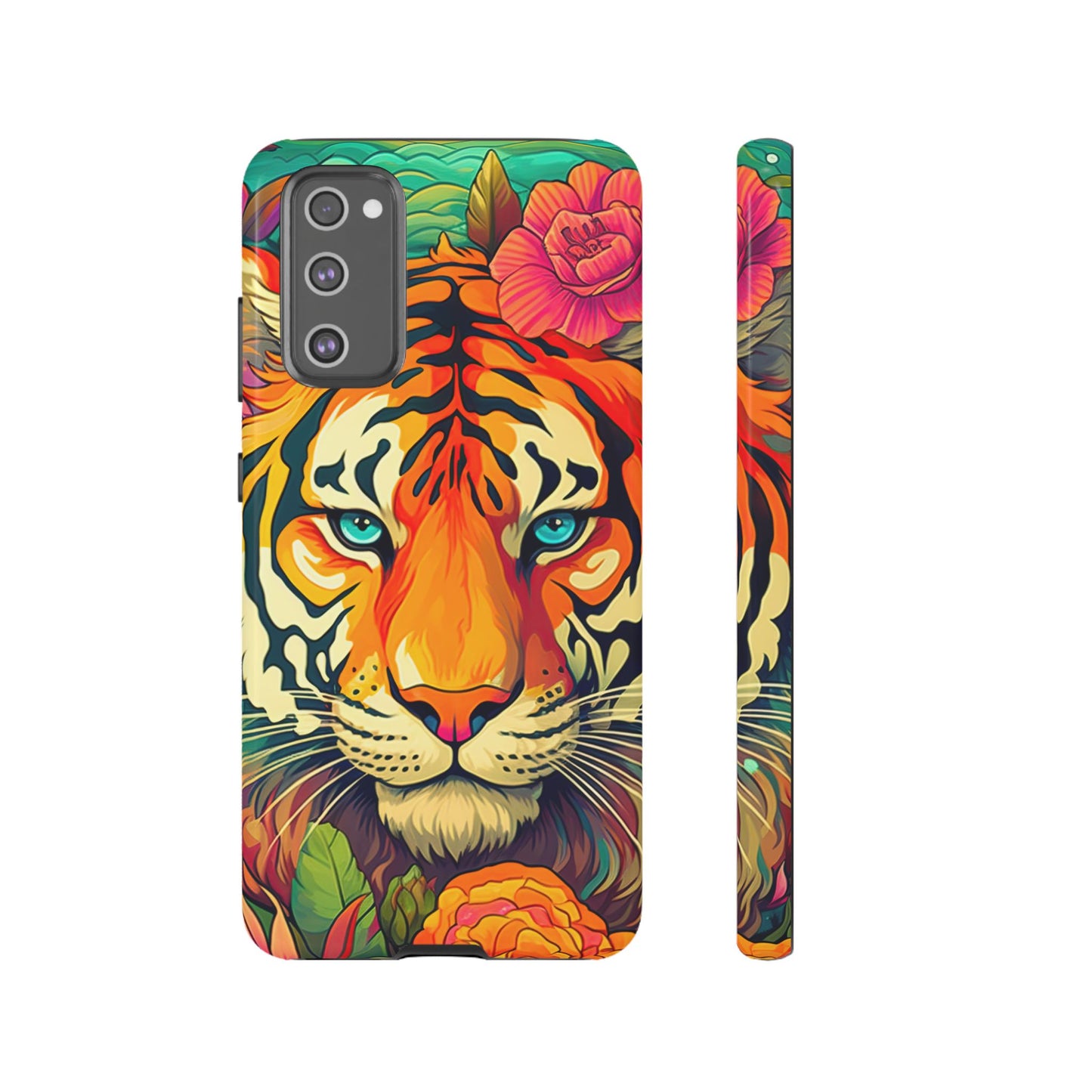 Fierce Rainbow Tiger Art - Samsung Galaxy Case