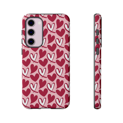 Hand-Drawn Hearts Samsung Galaxy Case