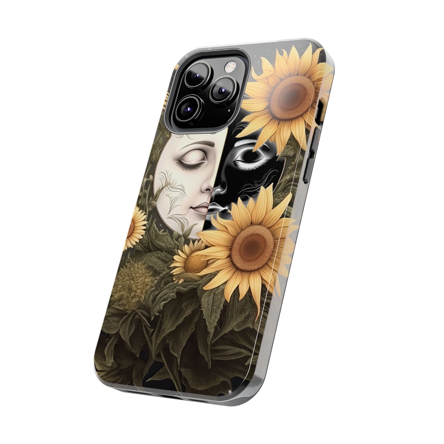 Sunflower Moon and Stars iPhone Case – Ethereal Art