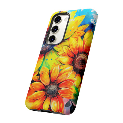 Vibrant Sunflower Splash - Samsung Galaxy Series Case