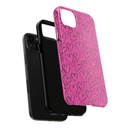 Heartfelt Glam iPhone Case