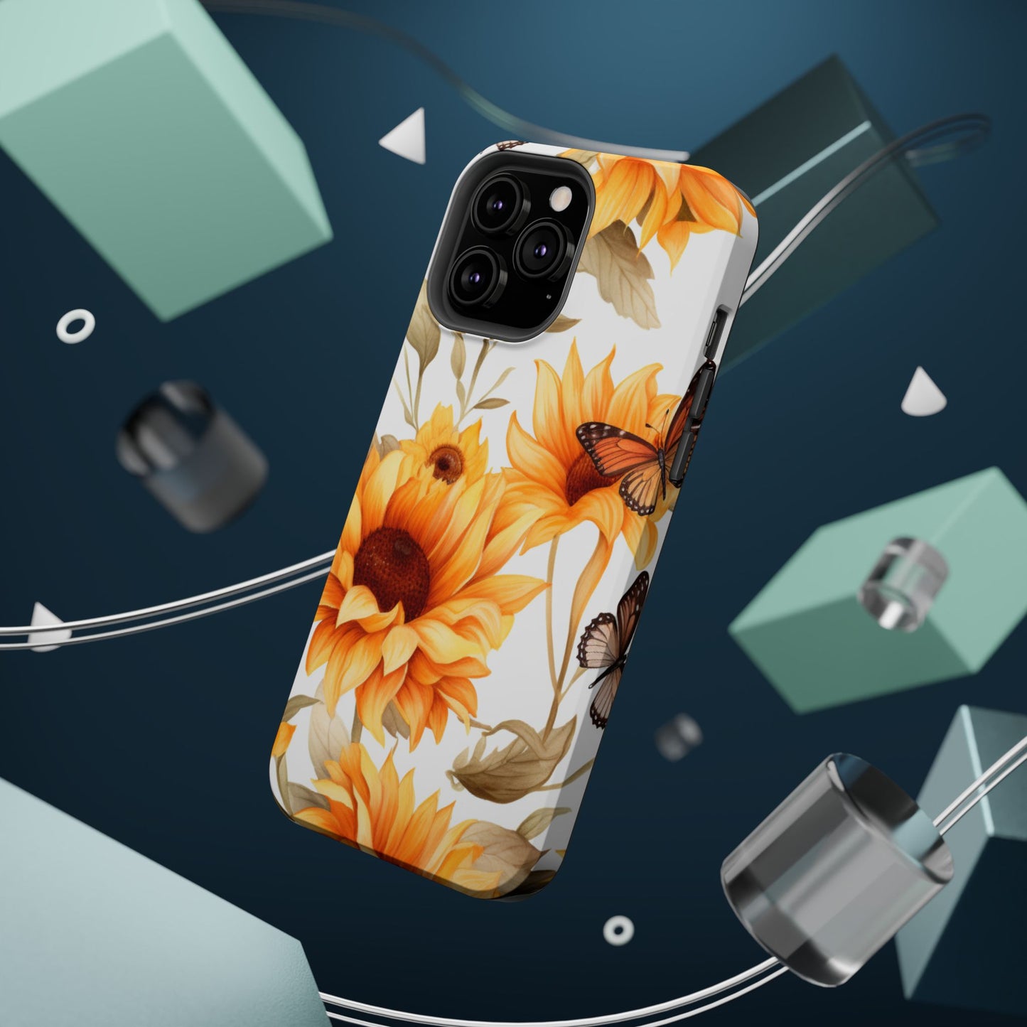 Sunflower & Monarch Garden - MagSafe iPhone Series Case