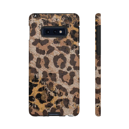 Vintage Distressed Leopard Print - Samsung Galaxy Series Case