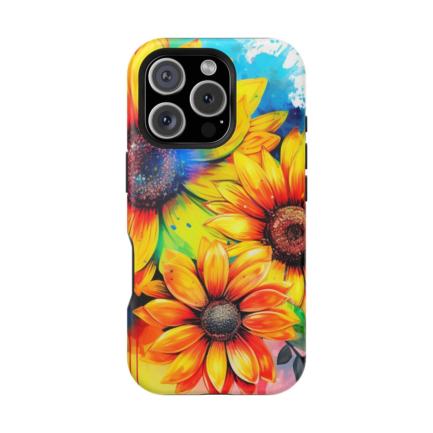 Vibrant Sunflower Splash - MagSafe iPhone Series Case