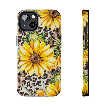 Leopard Sunflower Chic - iPhone Series Case