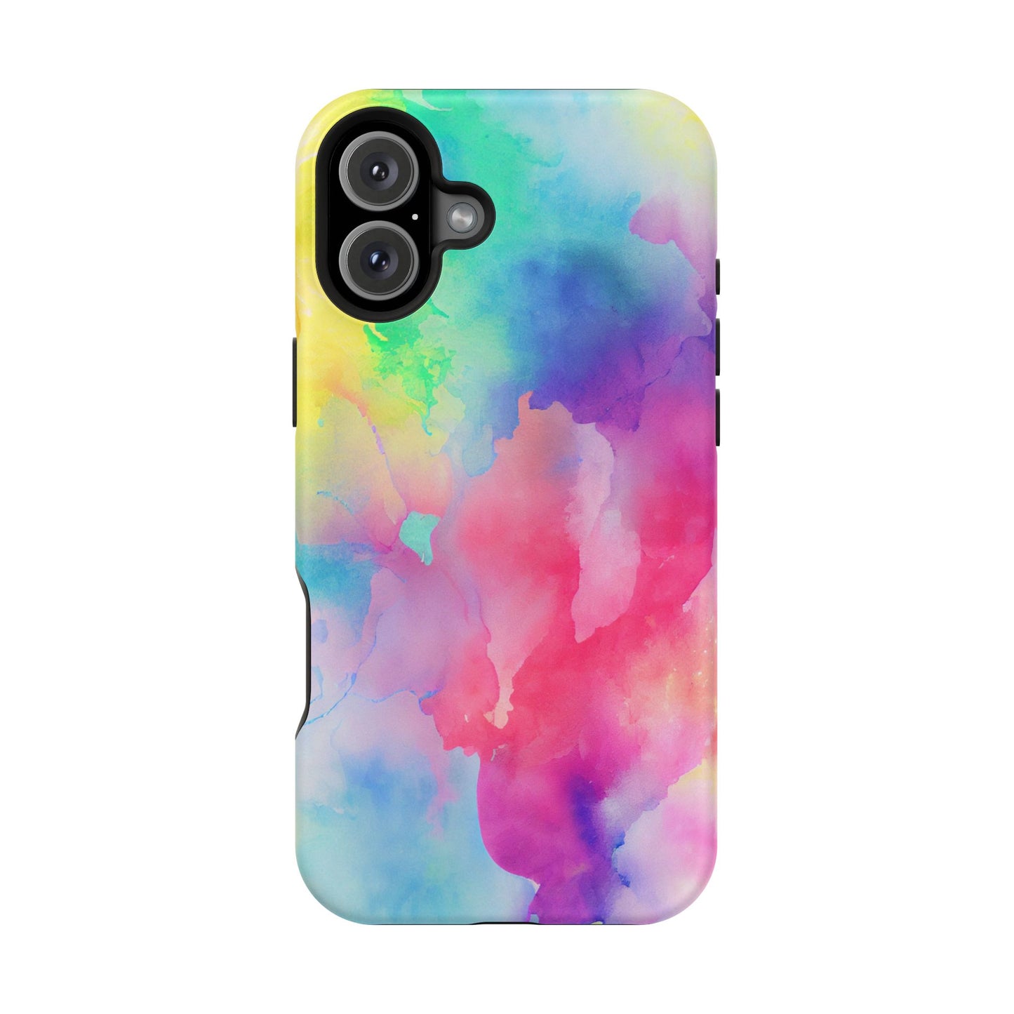 Pastel Watercolor Dream MagSafe iPhone Case – Slim Profile, Glossy Finish