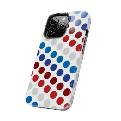 Patriotic Polka Dots - iPhone Case