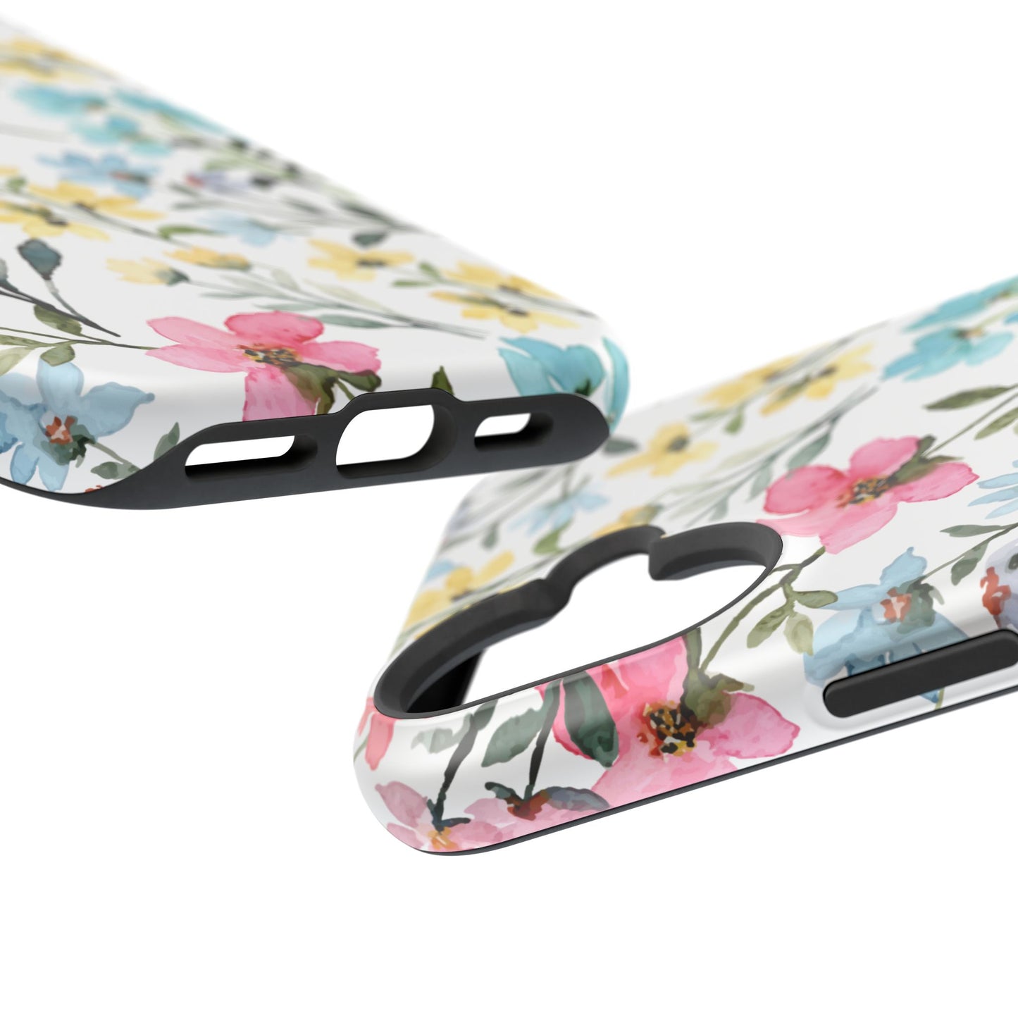 Watercolor Floral Bliss – MagSafe Case with Pastel Flower Design