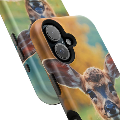 MagSafe-Compatible iPhone Case – Golden Meadow Fawn