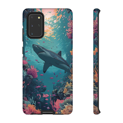 Ocean Shark Coral Reef iPhone Case