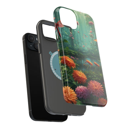 Enchanted Forest Dragonflies & Blossoms – MagSafe iPhone Series Case