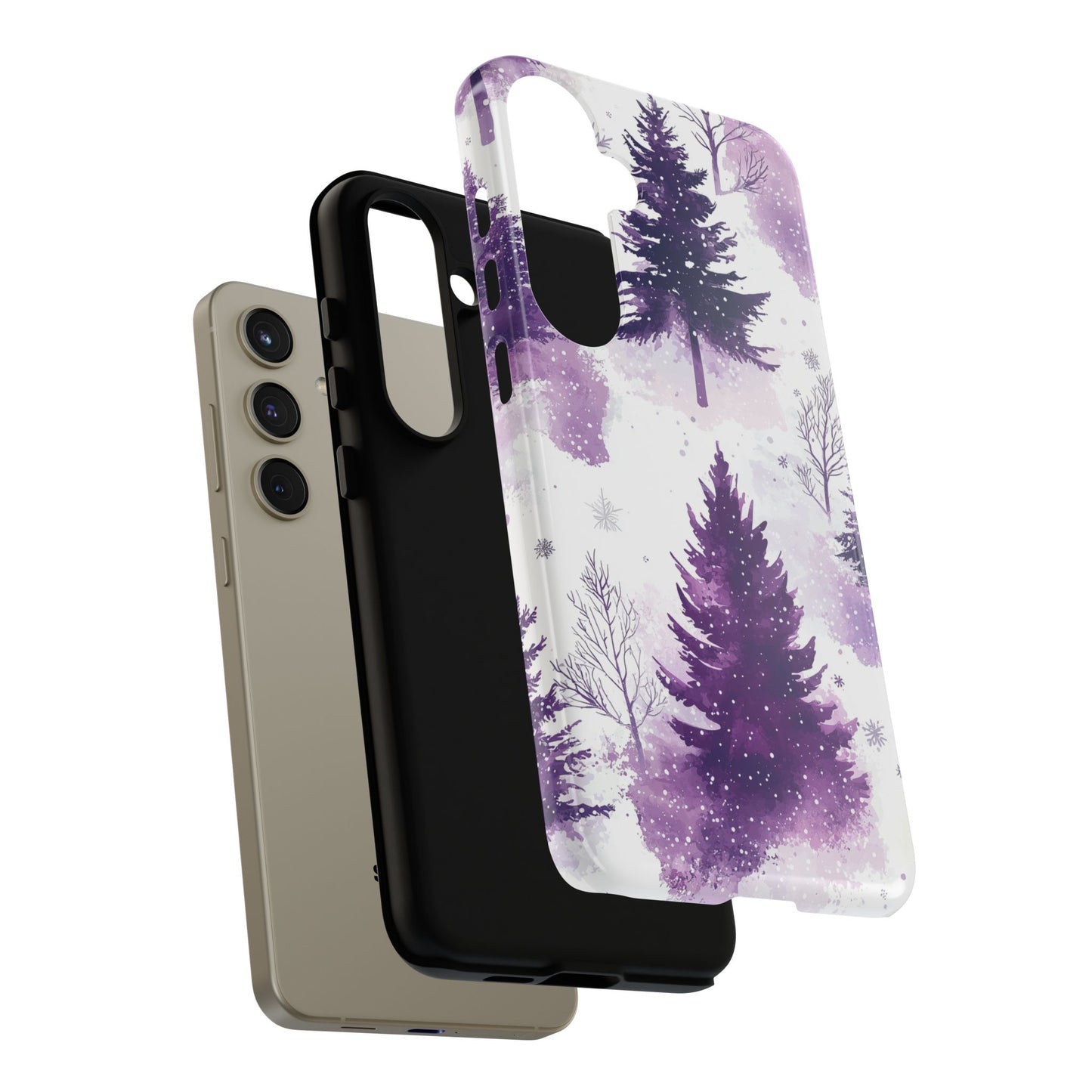 Purple Snowy Forest - Samsung Galaxy Series Case