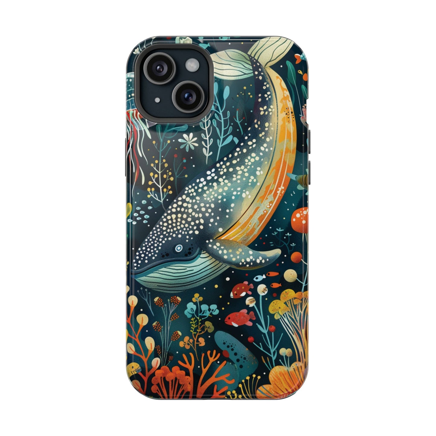 Oceanic Elegance Whale iPhone Case