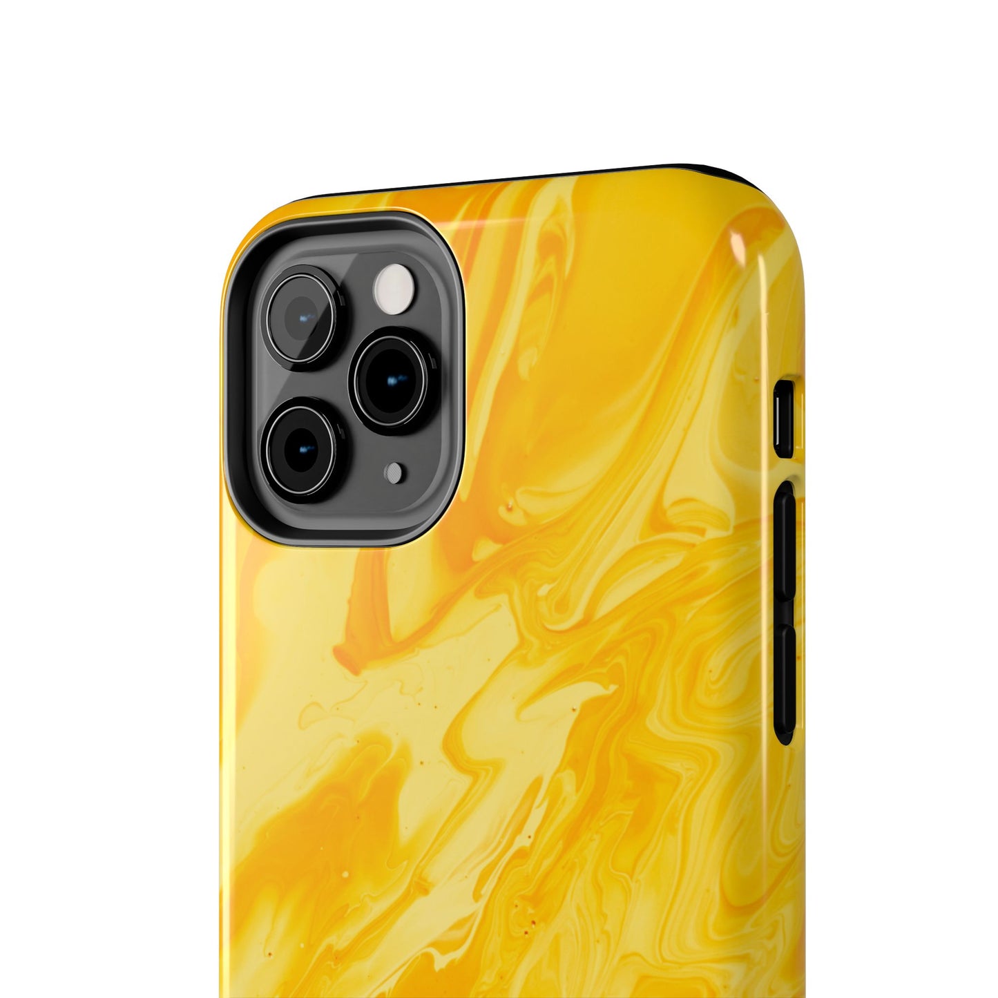 Luxe Yellow Marble iPhone Case – Stunning Golden Marble Texture