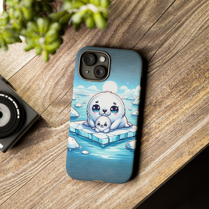 Arctic Embrace Seal iPhone Case